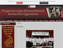 Tablet Screenshot of harmonikainfo.hu